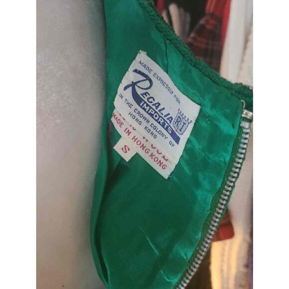 60s Vintage Beaded Sequinย Top TankโGreen Holiday Sleeveless HOLIDAY SparklyโS - Picture 4 of 5